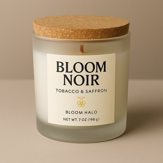Bloom Noir - Tobacco & Saffron Candle (Limited Edition)